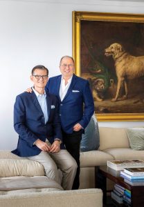 Art dealer William Secord and interior designer Bruce Bierman Photo by Nickolas Sargent