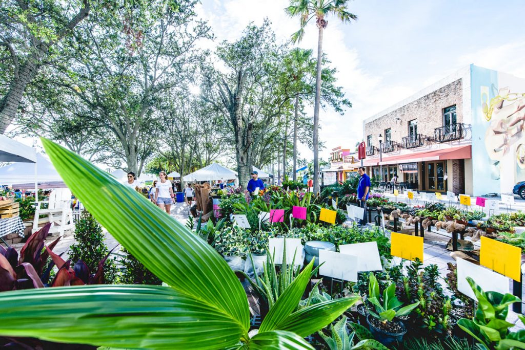 West Palm Beach GreenMarket. Photo courtesy of the City of West Palm Beach