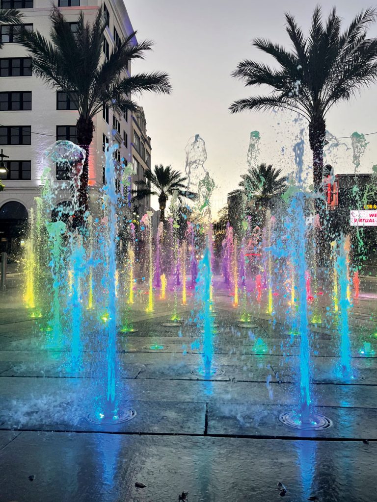 Clematis by Light, Centennial Fountian, Courtesy of the City of West Palm Beach