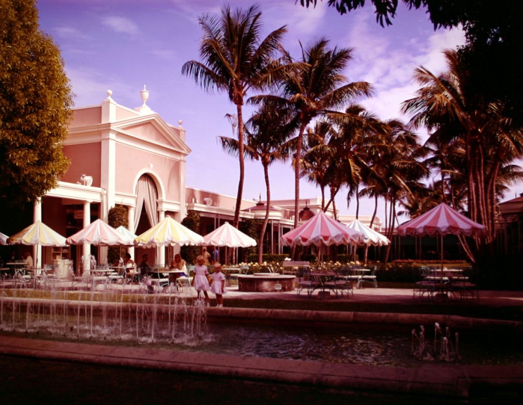 A historic image of the Royal Poinciana Plaza. Courtesy of the Preservation Foundation of Palm Beach