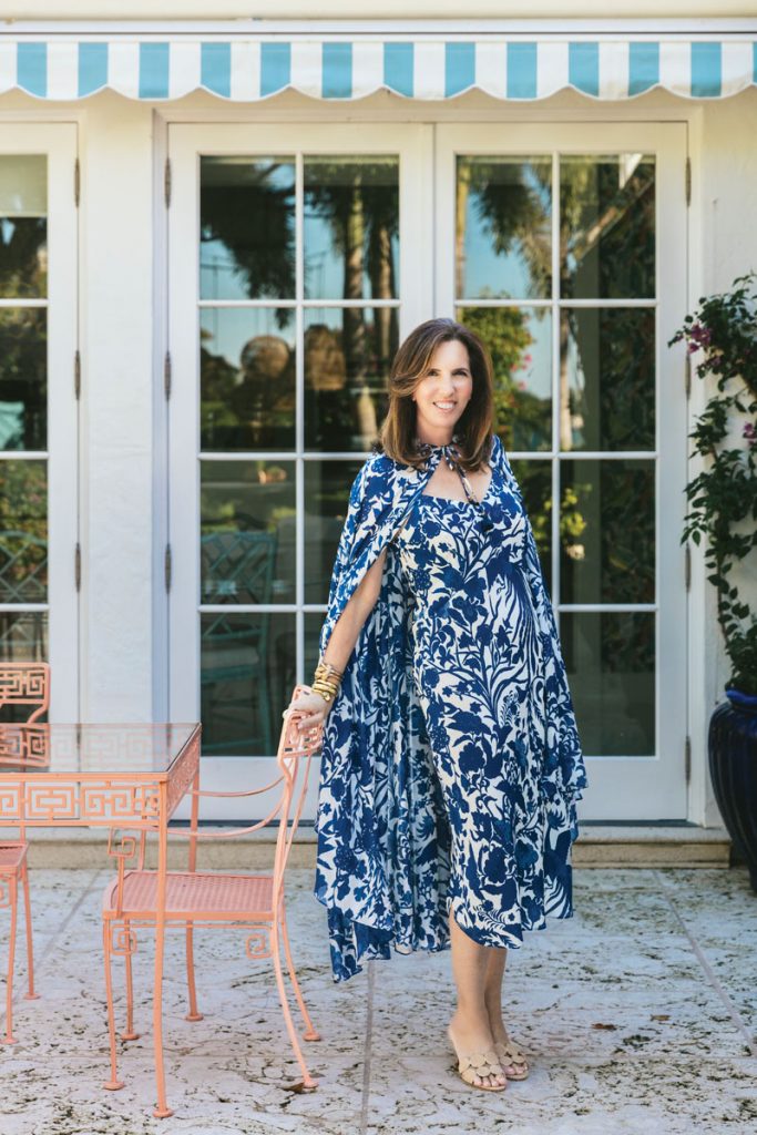 Liz Lange at home in Palm Beach. Photo by Nick Mele. 2