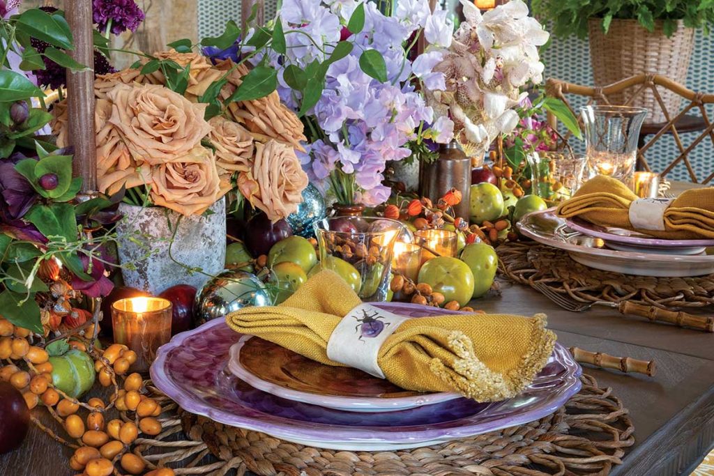 Table settings. Photography by Jerry Rabinowitz