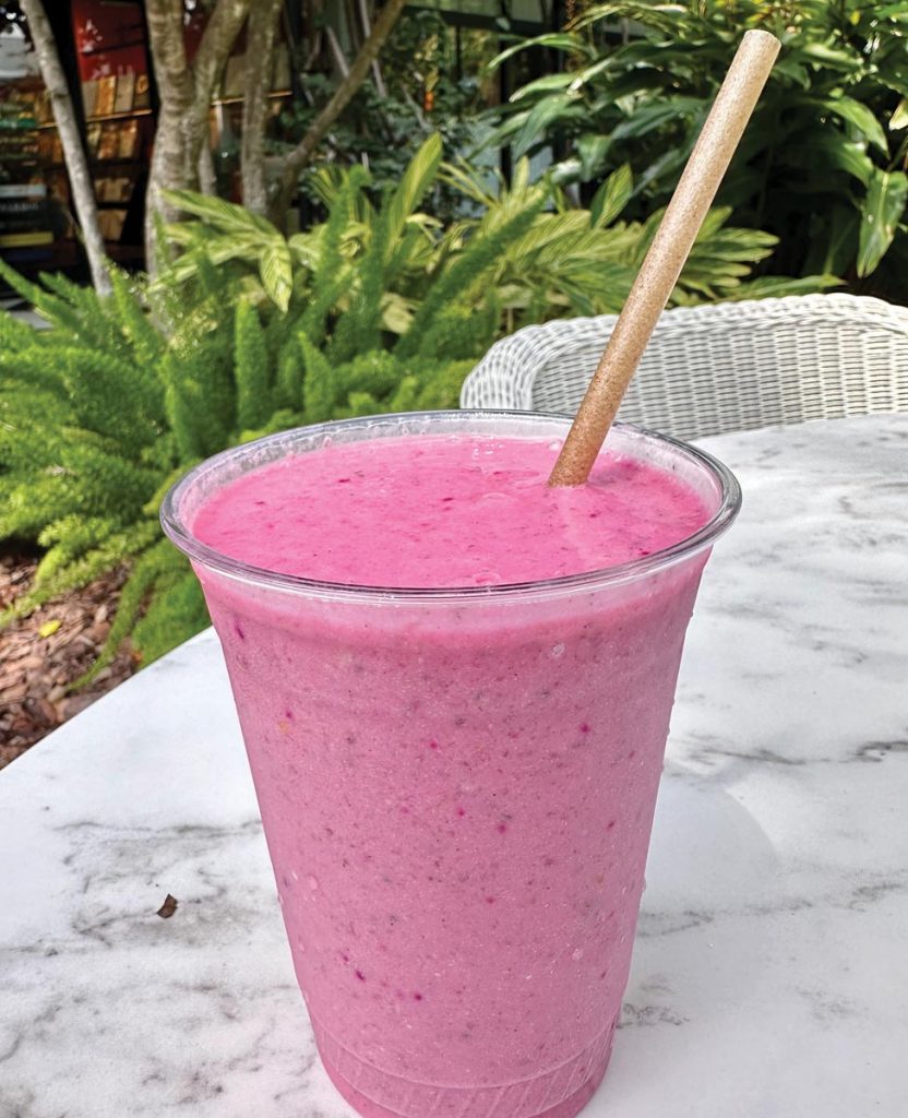 El Flamingo smoothie, Celis Juice Bar, Palm Beach