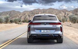 Despite the fastback rear, the X6 M still touts 27.4 cubic feet of cargo space. Photo courtesy of BMW