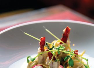 Savor bites like lobster dumplings at SeaHawk Prime by David Burke. Photo courtesy of David Burke