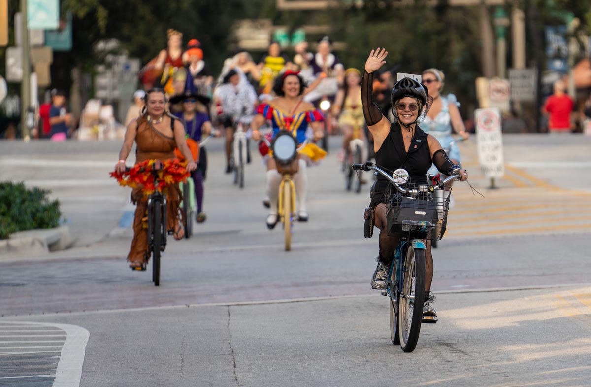 Witches of Delray Beach Bike Ride Takes Flight