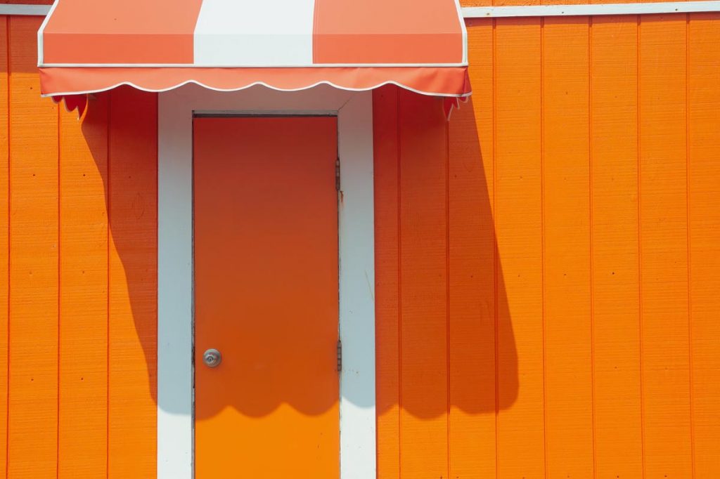 Orange Door by Joel Cohen. Photo courtesy of the Cultural Council for Palm Beach County