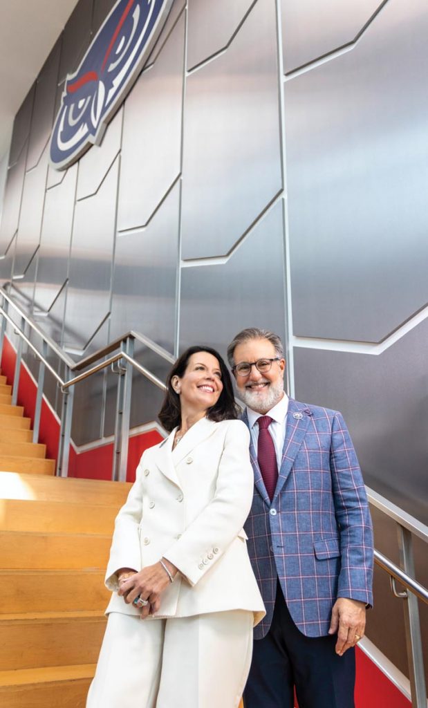 Jillian and Adam Hasner. Photo by Benjamin Rusnak